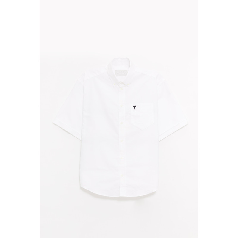 AMI BLANC NATUREL BOXY ADC SHIRT